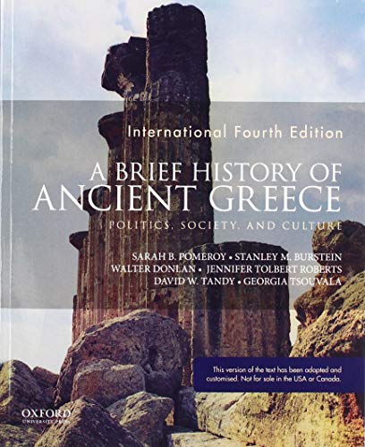 Beispielbild fr A Brief History of Ancient Greece: Politics, Society, and Culture zum Verkauf von Cotswold Rare Books