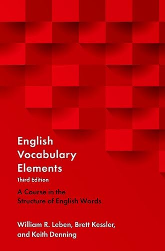 Stock image for English Vocabulary Elements : A Course in the Structure of English Words for sale by GreatBookPrices