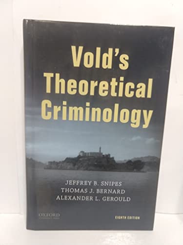 Beispielbild fr Vold's Theoretical Criminology zum Verkauf von BooksRun
