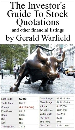 9780191011047: The Investor's Guide to Stock Quotations and Other Financial Listings
