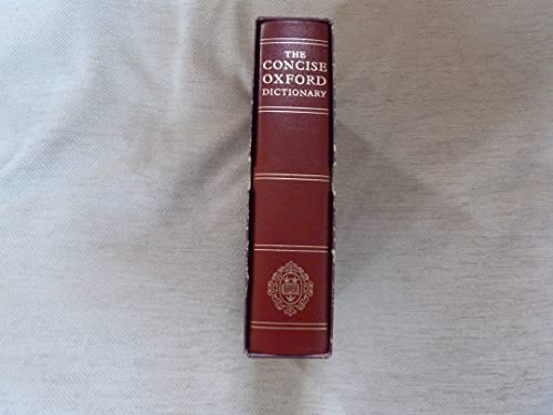 9780191958854: The Concise Oxford Dictionary of Current English