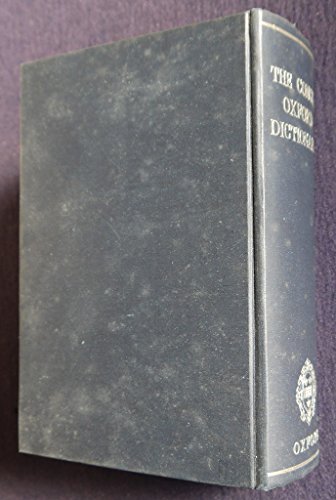 Imagen de archivo de Concise Oxford Dictionary of Current English Fowler, H. W.; Fowler, F. G.; McIntosh, E. and Friedrichsen, George Washington Salisbury a la venta por LIVREAUTRESORSAS