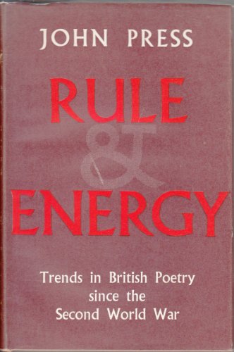 Beispielbild fr RULE AND ENERGY zum Verkauf von Better World Books