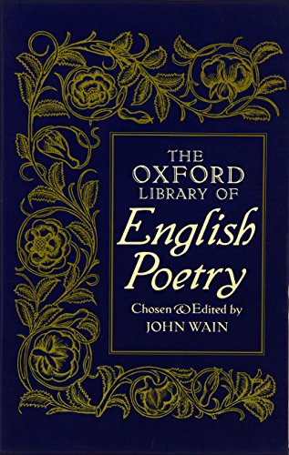 9780192122469: The Oxford Library of English Poetry
