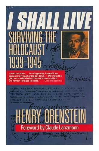 Beispielbild fr I Shall Live: Surviving the Holocaust, 1939-1945 zum Verkauf von MusicMagpie