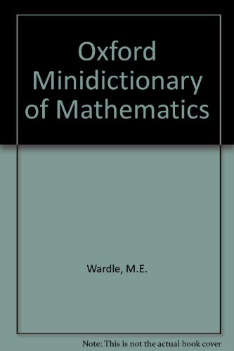 Stock image for Minidictionary of Mathematics for sale by MusicMagpie