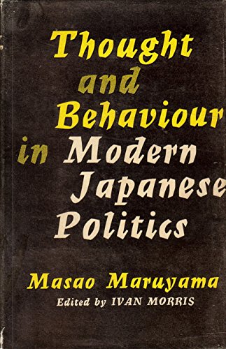 Imagen de archivo de Thought and Behavior in Modern Japanese Politics a la venta por Books Unplugged