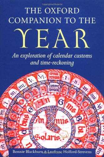 Stock image for The Oxford Companion to the Year. for sale by Henry Hollander, Bookseller