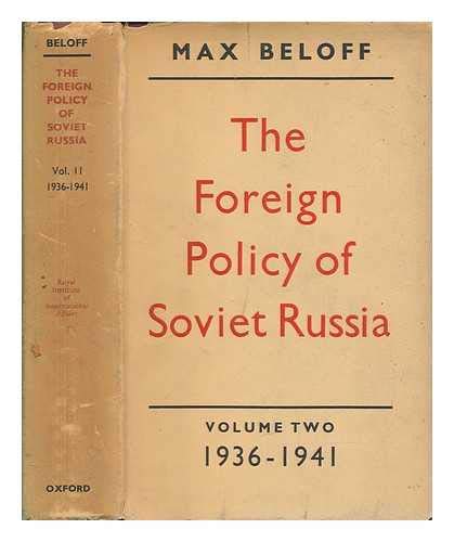 Beispielbild fr Foreign Policy of Soviet Russia (VOLS. 1 AND 2) zum Verkauf von My Dead Aunt's Books