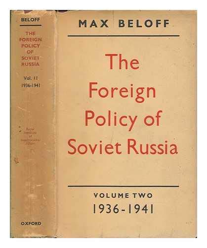 Imagen de archivo de Foreign Policy of Soviet Russia (VOLS. 1 AND 2) a la venta por My Dead Aunt's Books