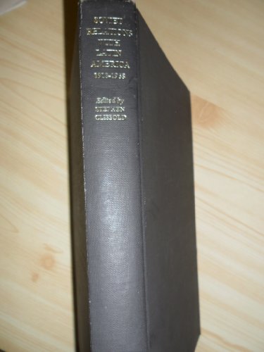 Stock image for Soviet relations with Latin America, 1918-1968;: A documentary survey for sale by ThriftBooks-Atlanta