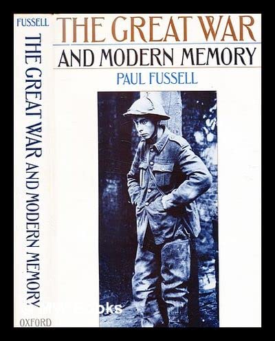 9780192158048: The Great War and Modern Memory