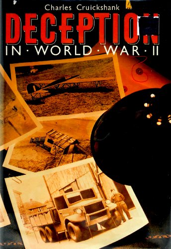 Beispielbild fr Deception in World War II zum Verkauf von Better World Books