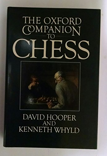 9780192175403: Oxford Companion to Chess