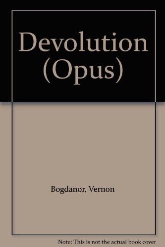 Beispielbild fr Devolution (OPUS) zum Verkauf von WorldofBooks