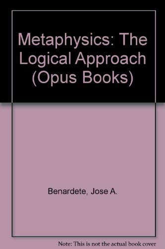 9780192192172: Metaphysics: The Logical Approach