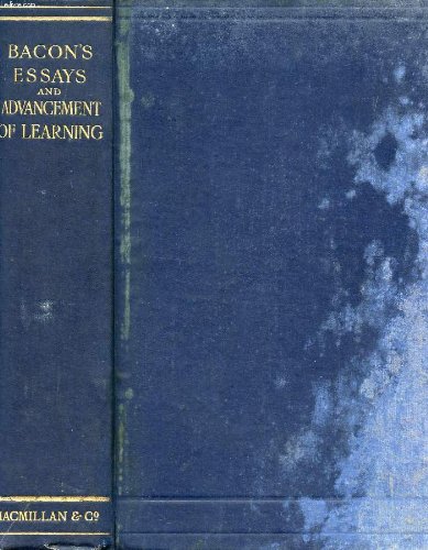 The Advancement of Learning and New Atlantis (Volume 93)