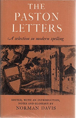 Beispielbild fr The Paston Letters zum Verkauf von Better World Books