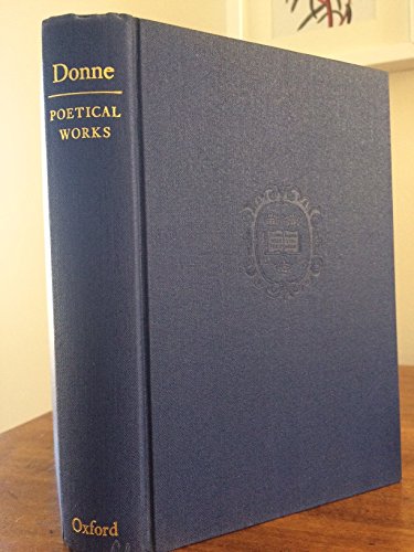 Stock image for Donne: Poetical Works (Oxford Standard Authors) for sale by WorldofBooks