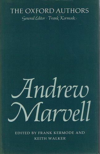 Beispielbild fr Andrew Marvell zum Verkauf von Better World Books