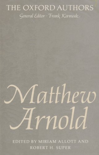 Stock image for Matthew Arnold for sale by Better World Books