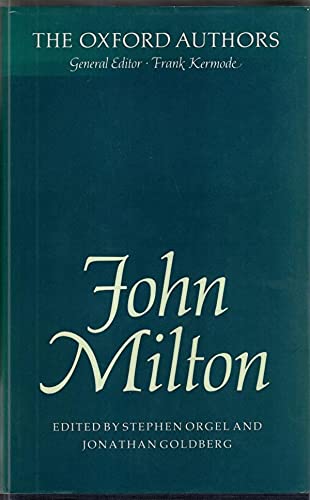 Imagen de archivo de John Milton (The Oxford Authors) a la venta por Half Price Books Inc.