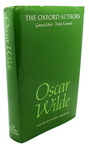 Stock image for Oscar Wilde (The Oxford Authors) for sale by Housing Works Online Bookstore