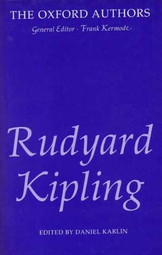 Stock image for Rudyard Kipling (The Oxford Authors) for sale by Open Books