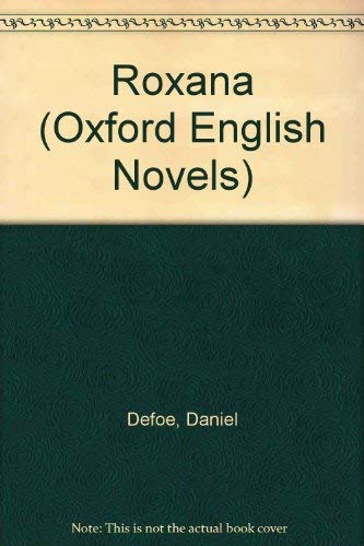 9780192553041: Roxana (Oxford English Novels)