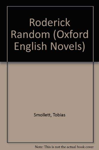 Stock image for The Adventures of Roderick Random (Oxford English Novels) for sale by Anybook.com