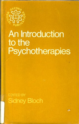 Beispielbild fr An Introduction to the Psychotherapies zum Verkauf von Better World Books