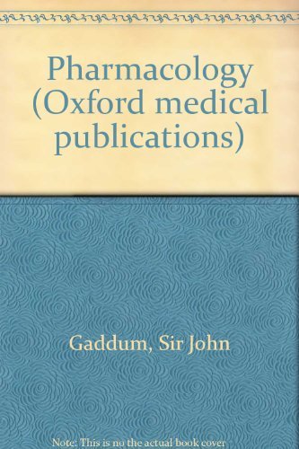 Beispielbild fr Pharmacology (Oxford medical publications) zum Verkauf von AwesomeBooks