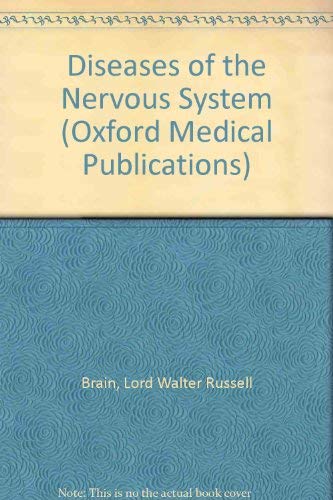 Stock image for Brain's Diseases of the Nervous System for sale by Better World Books