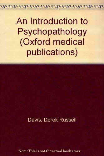 9780192614889: An Introduction to Psychopathology