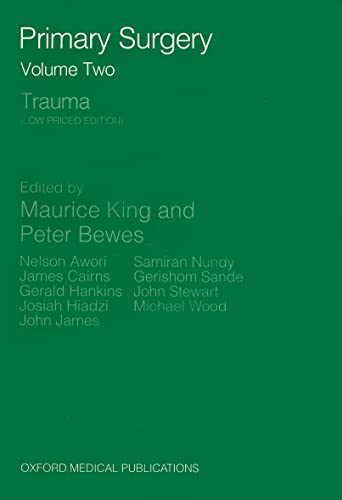 Beispielbild fr Primary Surgery: Trauma: Vol 2 zum Verkauf von Revaluation Books