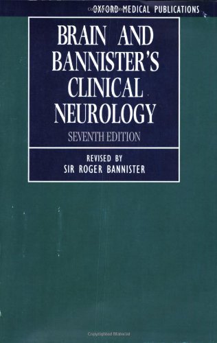 Beispielbild fr Brain and Bannister's Clinical Neurology (Oxford Medical Publications) zum Verkauf von The Maryland Book Bank