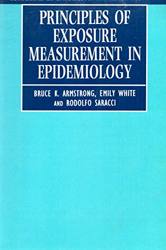 Beispielbild fr Principles of Exposure Measurement in Epidemiology zum Verkauf von Better World Books