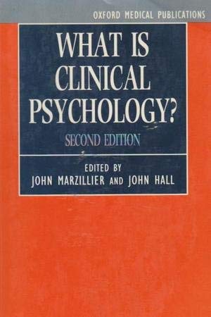 Beispielbild fr What is Clinical Psychology? (Oxford Medical Publications) zum Verkauf von WorldofBooks