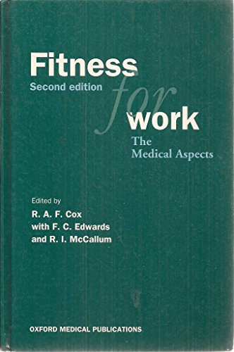 Beispielbild fr Fitness for Work: The Medical Aspects (Oxford Medical Publications) zum Verkauf von PsychoBabel & Skoob Books