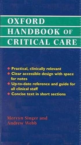 Stock image for Oxford Handbook of Critical Care for sale by ThriftBooks-Dallas