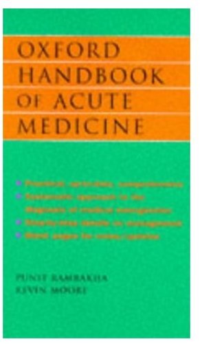 Beispielbild fr Oxford Handbook of Acute Medicine (Oxford Medical Publications) zum Verkauf von Reuseabook