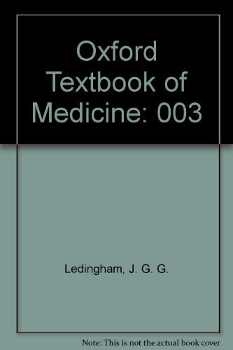 Imagen de archivo de OXFORD TEXTBOOK OF MEDICINE: VOL. 3, SECTIONS 18-33 AND INDEX. a la venta por Cambridge Rare Books