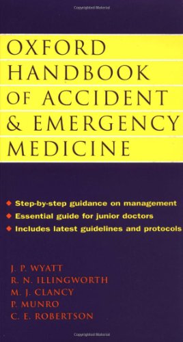 Beispielbild fr Oxford Handbook of Accident and Emergency Medicine zum Verkauf von WorldofBooks