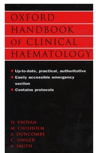 Beispielbild fr Oxford Handbook of Clinical Haematology (Oxford Medical Publications) zum Verkauf von AwesomeBooks