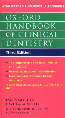 Imagen de archivo de Oxford Handbook of Clinical Dentistry (Oxford Handbooks) a la venta por WorldofBooks