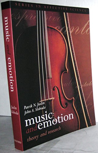 Imagen de archivo de Music and Emotion: Theory and Research (Series in Affective Science) a la venta por More Than Words