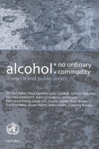 9780192632616: Alcohol: No Ordinary Commodity: Research and Public Policy