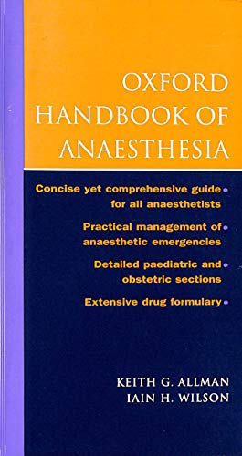 Imagen de archivo de Oxford Handbook of Anaesthesia a la venta por medimops