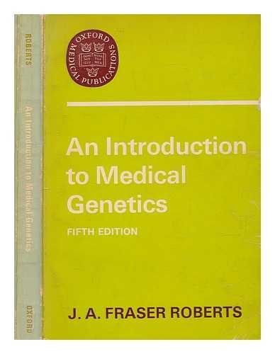 Stock image for An introduction to medical genetics (Oxford medical publications) for sale by Wonder Book