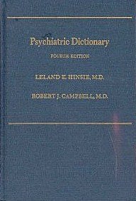 Imagen de archivo de Psychiatric Dictionary a la venta por Hammonds Antiques & Books